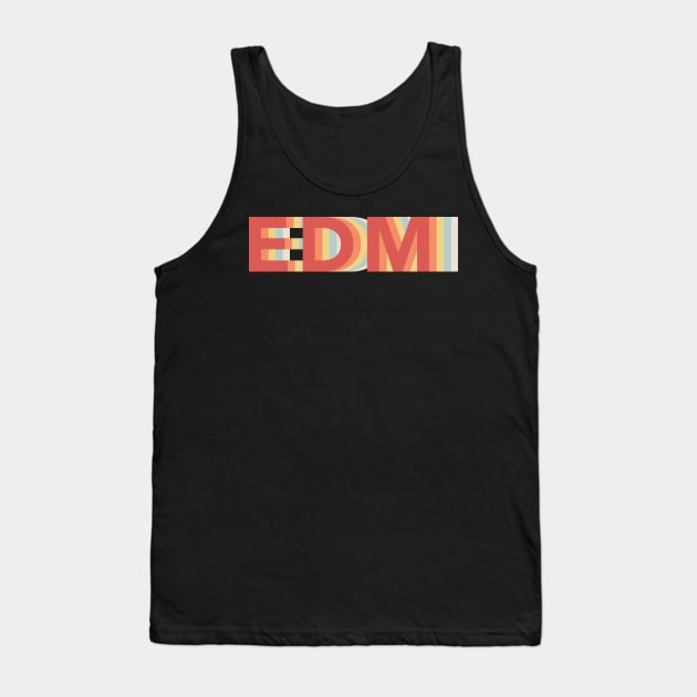 Vintage Retro EDM Tank Top by MeatMan